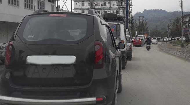 Arunachal: Massive traffic jam experienced, commuters faced untold suffering