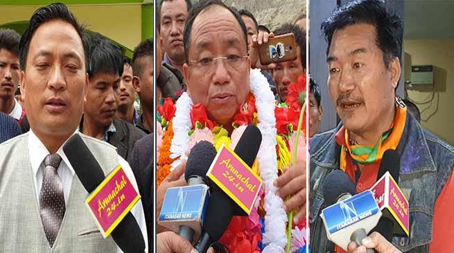 Itanagar:  Kaso, Babu and Achung assured to work for public services if elected
