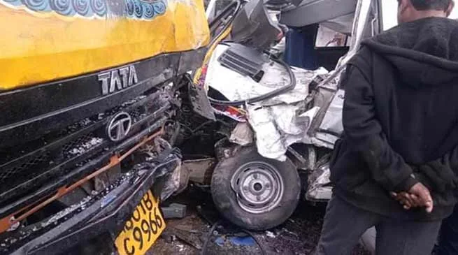 Arunachal: Nine injured after TATA Winger-Truck collision