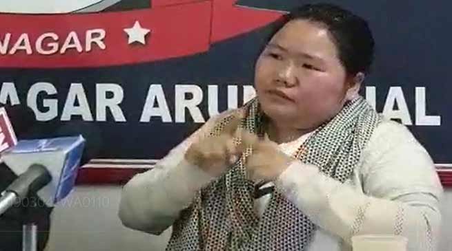 Itanagar: Jyoti Kamda, wife of Tsering Wangdi rejects ex gratia, Govt job
