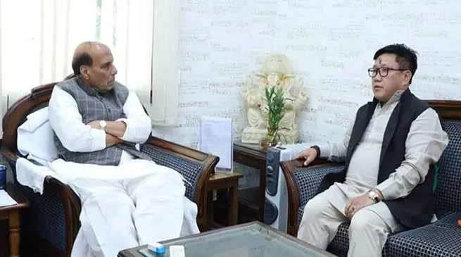 Arunachal: Kumar Waii meet Rajnath Singh