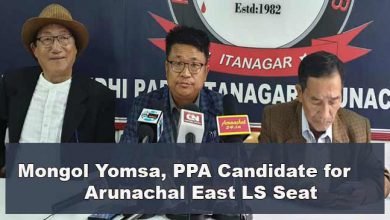 Arunachal polls: PPA declared Mongol Yomsa as MP candidate for Arunachal East