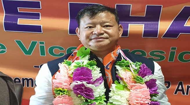 Arunachal: BJP VP Tame Phassang will now act as Executive Vice President
