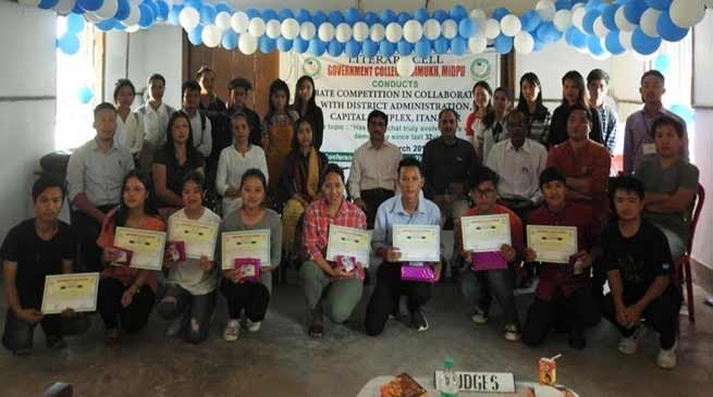 Arunachal: Debate competition to generate awareness on free and fair Election