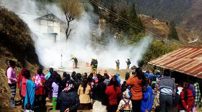 Bomdila: Mass awareness campaign on disaster management held in Pedung Village