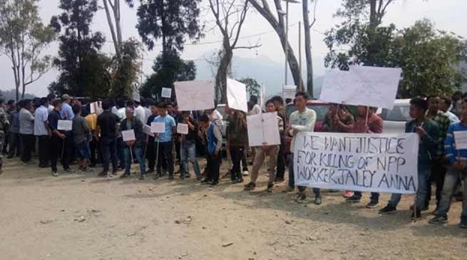 Arunachal: NPP Condemn the killing of its supporter in Khonsa