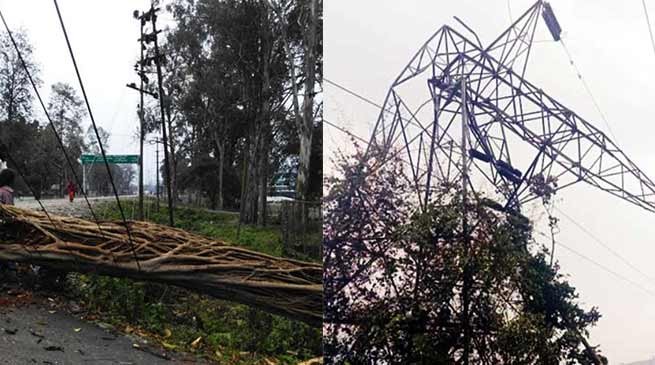 Arunachal: Power outages due to rainstorm, Lohit, Tezu are in dark