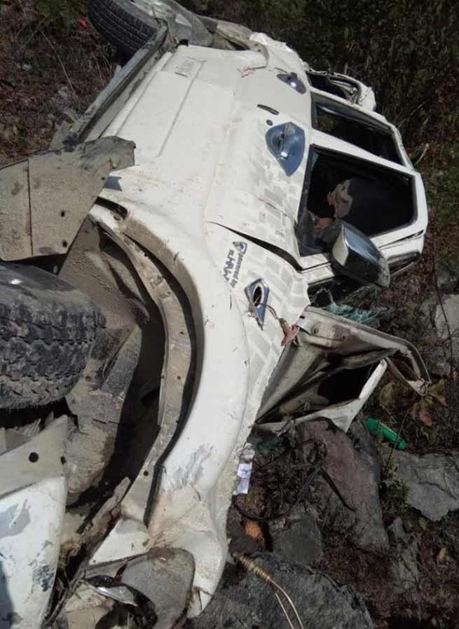 Itanagar: 3 dies, 2 injured in  accident in Talo.
