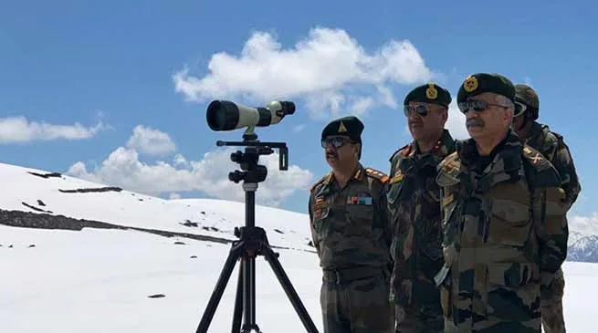 Eastern Army Commander Visits Border Areas of Arunachal Pradesh