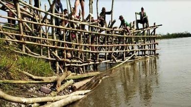 Arunachal: people in Kongkul and New Borguli village carried out flood control work on their own