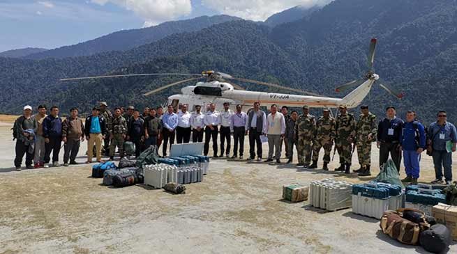 Arunachal:  Polling teams airlifted, another team on foot march