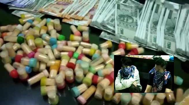 Itanagar Capital police seized huge quantity of drugs, 2 arrested