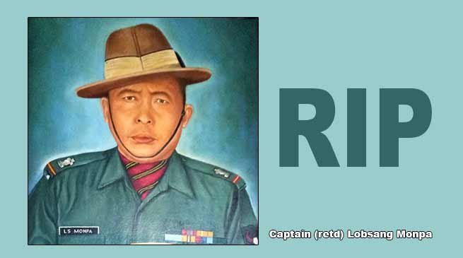 Arunachal: Captain (retd) Lobsang Monpa passes away