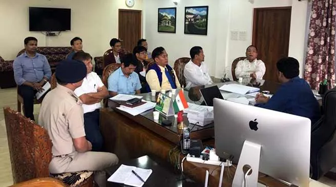 Itanagar:  DC convenes meeting with Contesting candidates and election agents for peaceful counting 