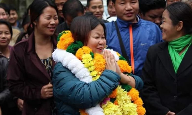 Arunachal: Dasanglu attributes her success to party workers and Pema Khandu govt.