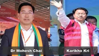 Arunachal:  BJP surprise on Dr Mohesh Chai's defeat from Tezu seat
