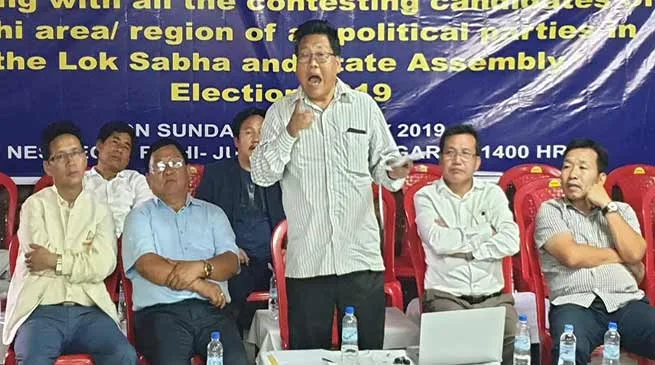 Arunachal: Maintain peace in Nyishi-inhabited areas- NES