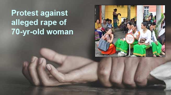 Arunachal: Protest against alleged rape of 70-yr-old woman