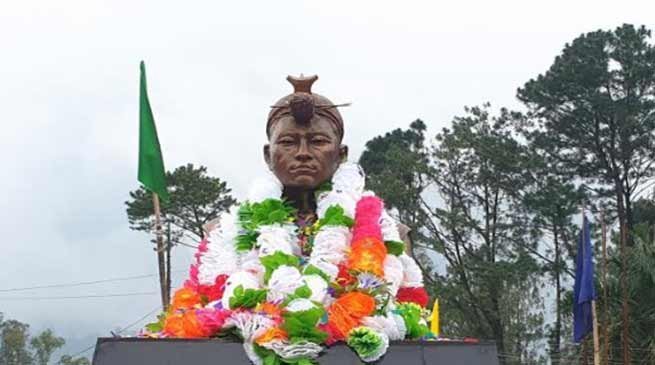 Itanagar: Statue of Risso Tari unveiled near Tennis court