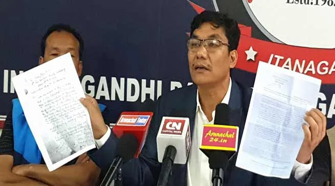 Arunachal: Suspend all officers who involved in manipulating election process- Takam Pario