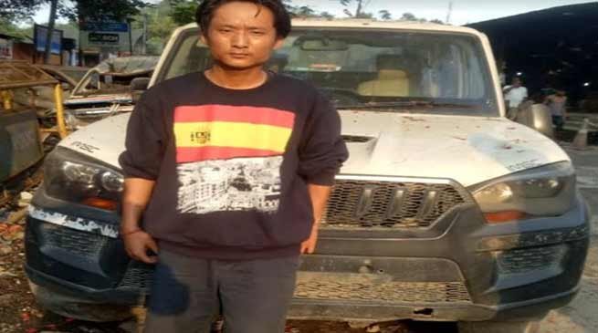 Itanagar- Capital police recovered robbed scorpio, arrested auto thieve 