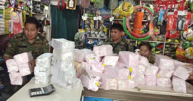 Itanagar: City police conducted raids, seized Cash, housie & Gambling materials