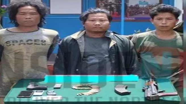 Arunachal: 3 NSCN (K) insurgents held in Changlang