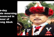 Arunachal: one-day state mourning announced in honour of Tirong Aboh