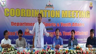 Arunachal: Natung asks officials to prepare roadmap for development of sports in state