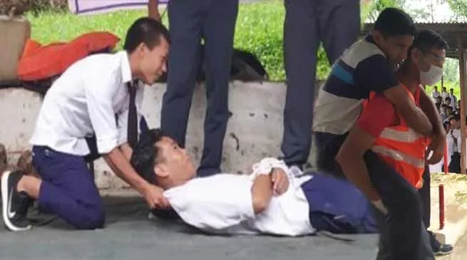 Itanagar- NDRF's demo on School Safety