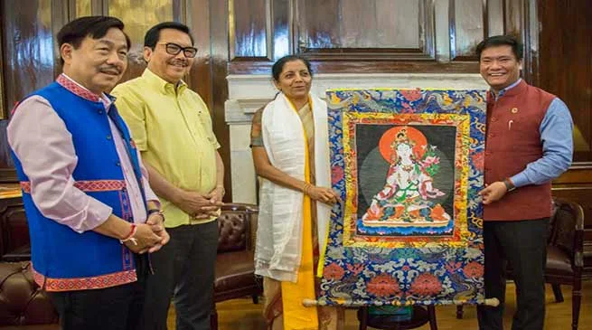 Pema Khandu seeks financial assistance from Centre for Development of Arunachal Pradesh