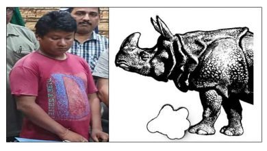 Arunachal: Capital police nab one Rhino Poaching "middleman"