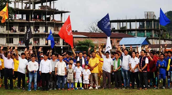 Arunachal: 3rd Tage Raja Memorial Football Tournament begins