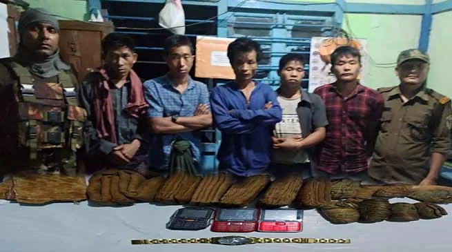 Arunachal: Changlang police apprehended 4 NSCN (K-YA) members of Burmese nationality