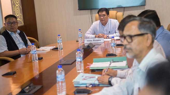 Arunachal: Khandu held review meeting of Land Management dept