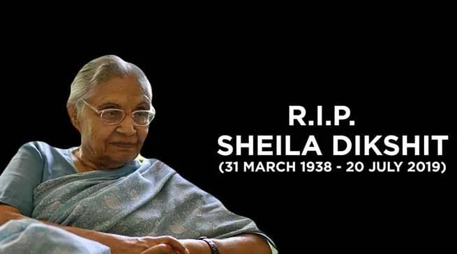 Former Delhi CM Sheila Dikshit passes away