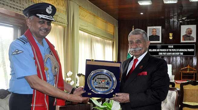 Arunachal:  Eastern Air Command Chief calls on the Governor