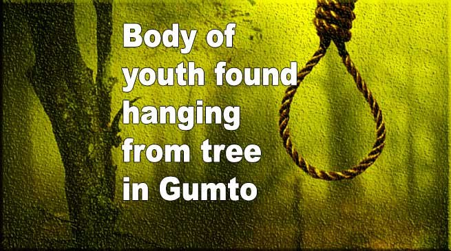Arunachal: Body of youth found hanging from tree in Gumto