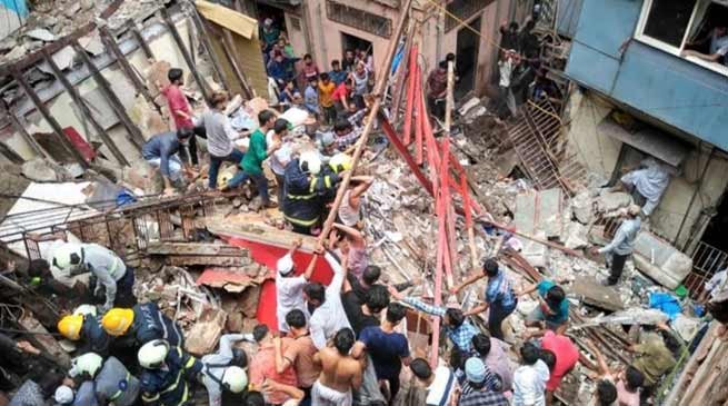 Mumbai: Building collapsed in Dongri, 2 dead, 40 feared trapped