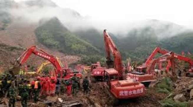 Landslide in China: 15 killed, over 40 still missing