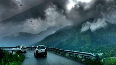 Heavy rain and thunderstorms are likely over Arunachal Pradesh