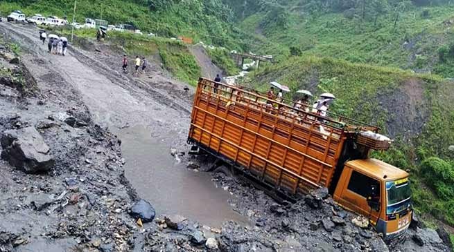 Arunachal rain: Heavy downpour, water logging bring capital complex to a halt