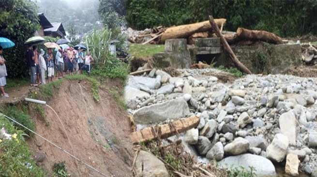 Arunachal Rains update: bridge washed away in Lumla, effected Hydel stations
