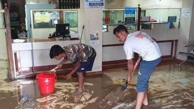 Itanagar: Rain water enters shops, bank premises due to poor drainage system