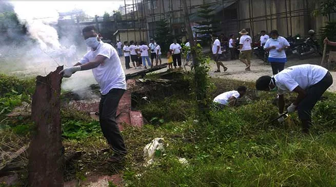 Arunachal: ACWS conducts cleanliness drive in TCC of TRIMHS