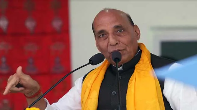 Pakistan has no Locus Standi on Jammu & Kashmir- Rajnath Singh