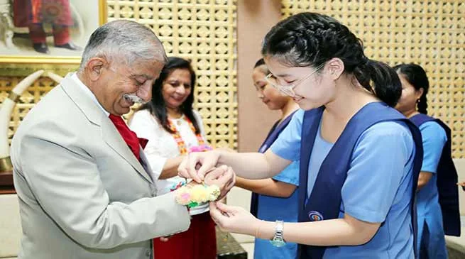 Arunachal: Raksha Bhandhan observed in Raj Bhavan