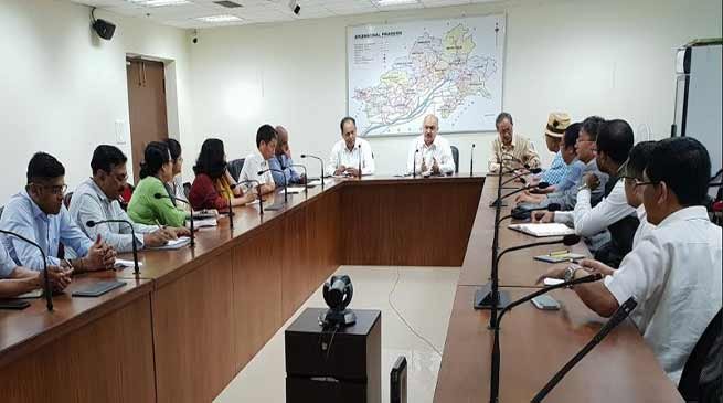 Arunachal: CS Naresh Kumar holds coordination meeting