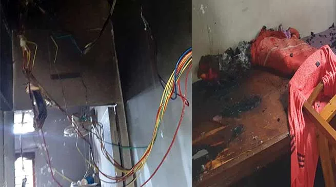 Itanagar: Fire mishap at NIMBUS centre