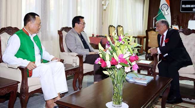 Arunachal: Governor meets Dy CM and Chairman, Public Account Committee